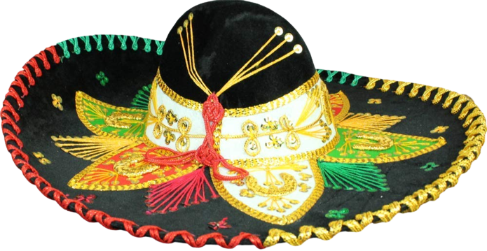 a multicolored sombrero positioned on the left-hand corner of the 'order now' button